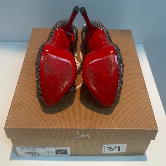 Christian Louboutin Torsatoe 150 Platform Heels – Size 37.5 (US 7) - Picture 3 of 5